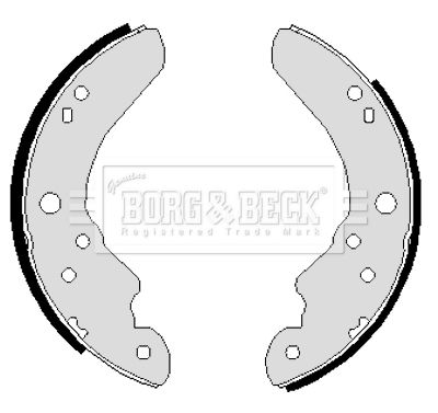 BORG & BECK Piduriklotside komplekt BBS6006